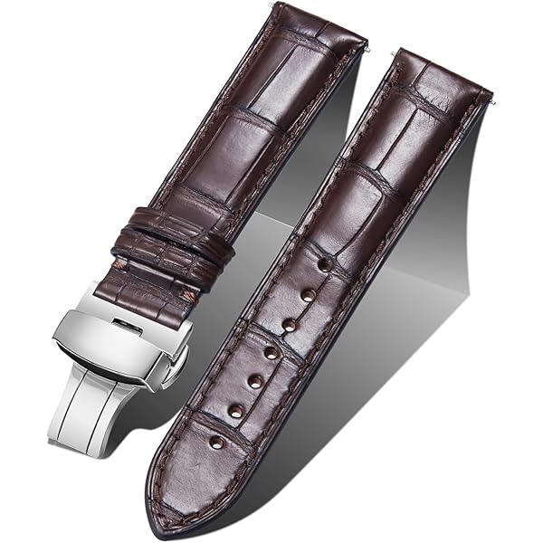 Amazon | Moran 本革時計ベルト Dバックル18mm 19mm 20mm 21mm 22mm